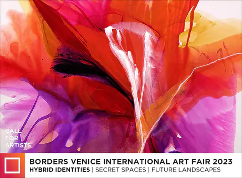 Affiche de la Borders Venice International Art Fair 2023.
